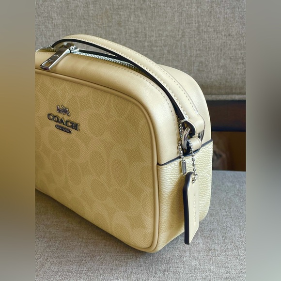 NWT！COACH MINI JAMIE CAMERA BAG IN SIGNATURE CANVAS (COACH CY752) fast shipping - Picture 3 of 7